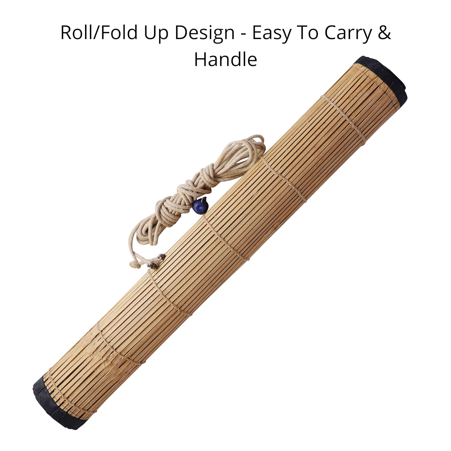 Bamboo Chick Blinds, Balcony Blinds For Sun Protection, Chick/Curtain for Balcony, Windows, Outdoors, Door, Kitchen (5 Feet Width X 5 Feet Height)