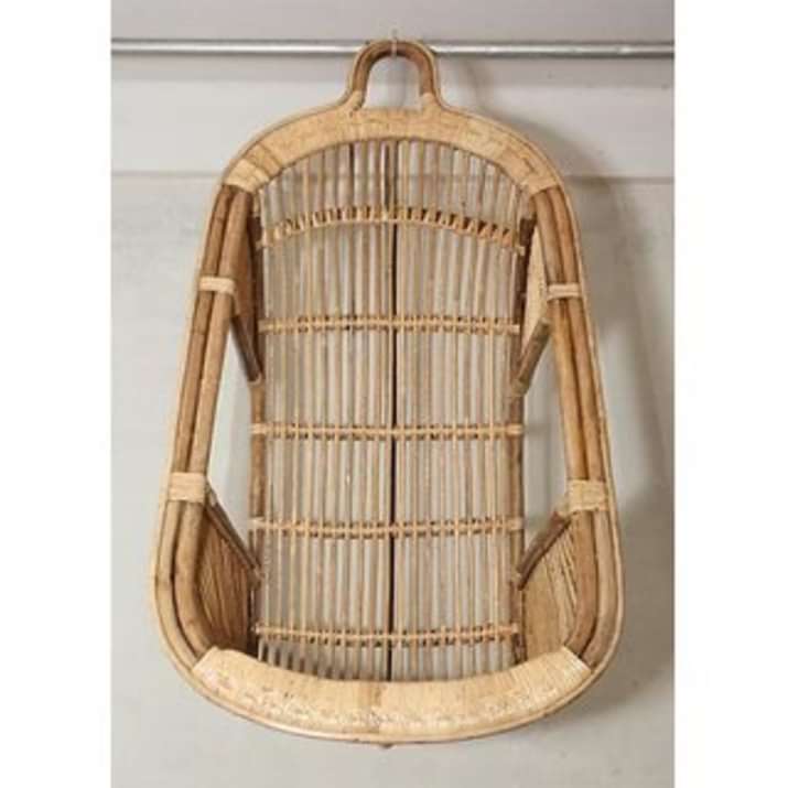 Cane Swing Chair for All Ages – Perfect for Kids and Adults with Chain and Cushion