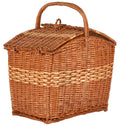 Cane Laundry Basket, Picnic Basket, Toy Basket, Multipurpose Basket with Handle