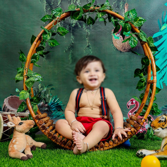 Cane Swing Basket: Perfect Photography Prop for Newborns, Toddlers, and Kids