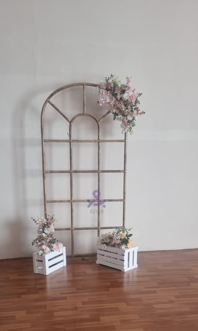 Cane Arch Stand | Backdrop Stand | Backdrop Arch Stand for Photo Booth (4x5 ft)