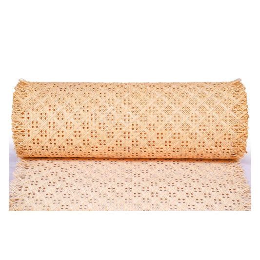 Cane weaving mat, Cane webbing, cane mesh for all kinds of furniture (W :24 INCH, L : 50 FT) (Floral Webbing)
