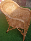 Bamboo Cane Sofa Chair for Living Room, Balcony, Garden, Indoor & Outdoor Use – Stylish, Durable & Eco-Friendly