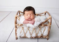 Cane Posing Basket for Baby Photography Photoshoot (BASKET)