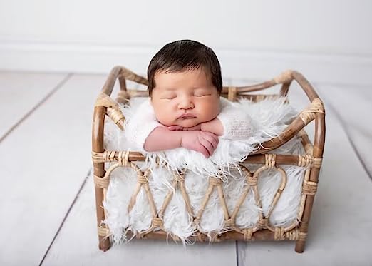 Cane Posing Basket for Baby Photography Photoshoot (BASKET)