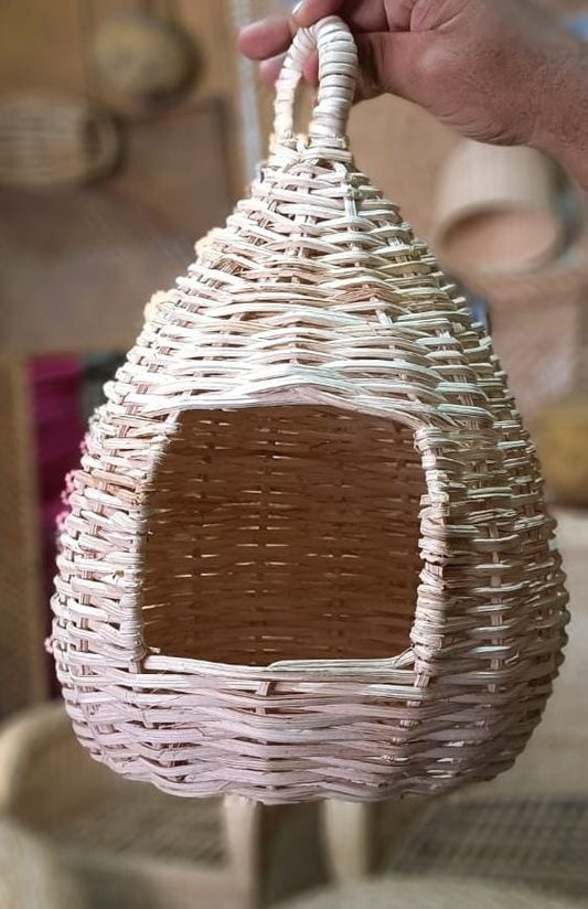 Bamboo Cane Bird nest,chidiya ka ghosla for Birds,Balcony Birds,Birds for Pet,nest for Cages