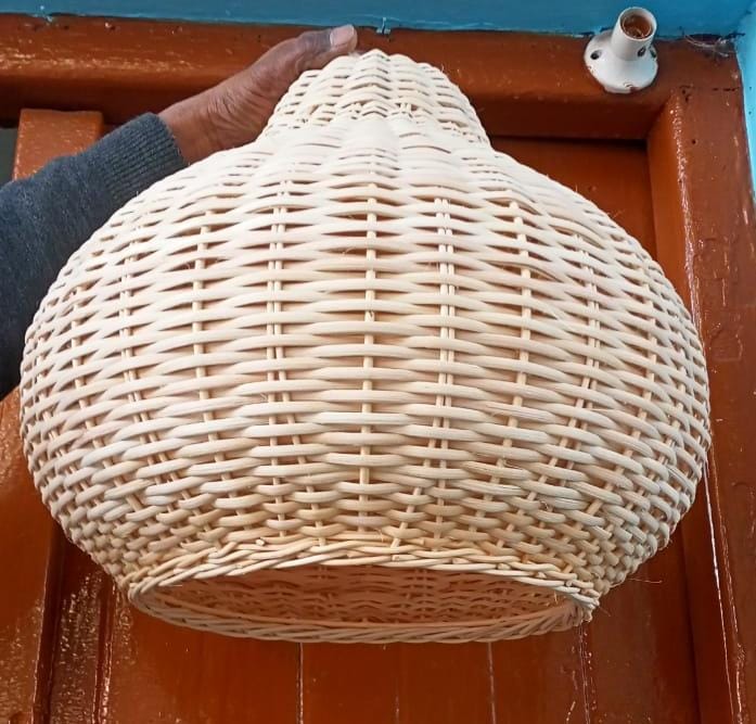 Bamboo cane Hanging lampshade, Hanging Light, Pendant Light, Indoor Outdoor Lighting for resort, hotels, cafe, restaurant, home