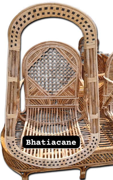 Cane Rattan Swing Chair for Indoor, Outdoor, Patio, Yard, Balcony, Garden - Single Seater Hanging Jhula (Patang)
